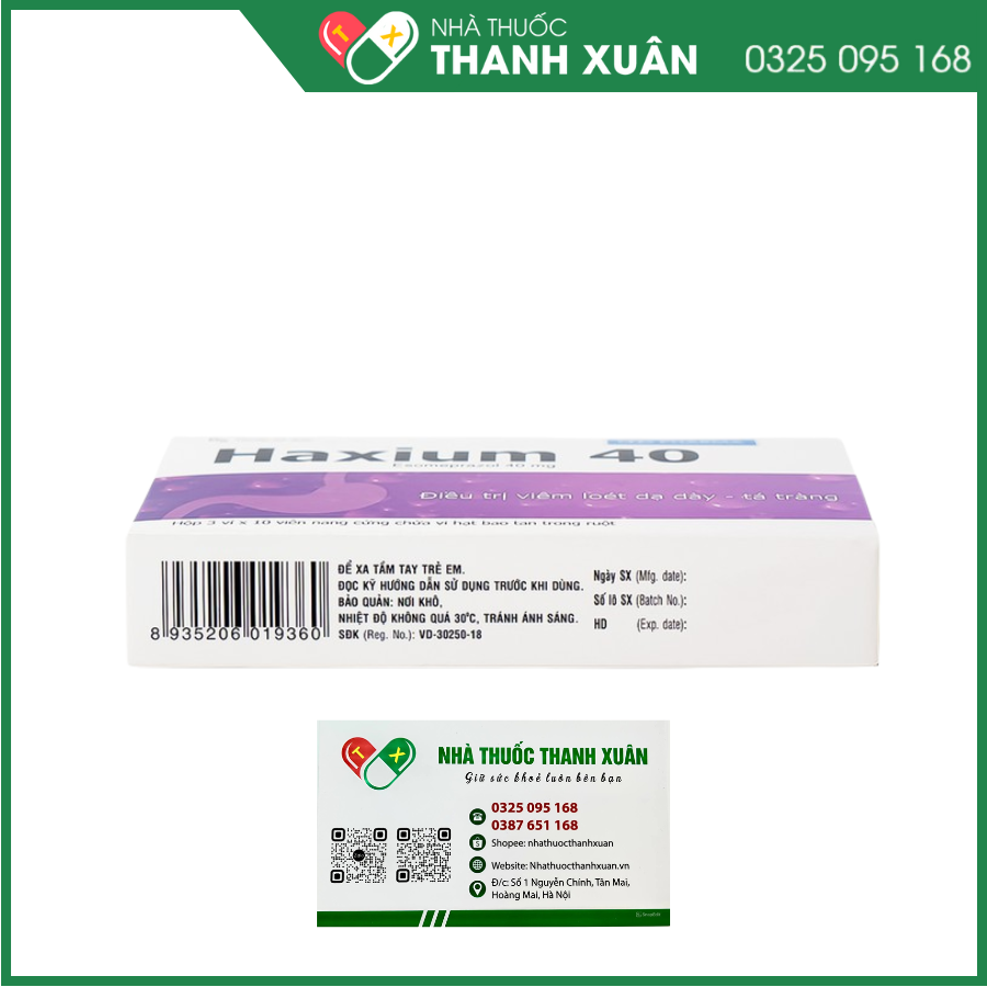 Haxium 40 hỗ trợ phòng và điều trị loét dạ dày - tá tràng